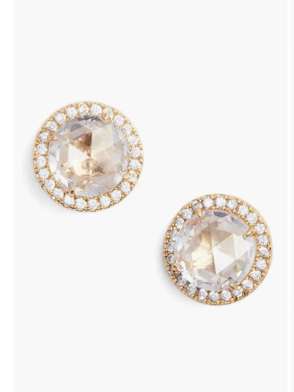 KATE SPADE ♠️ New York 🤍 BRIGHT IDEAS 🤍 HALO CZ STUD EARRINGS 🌟NWT🌟